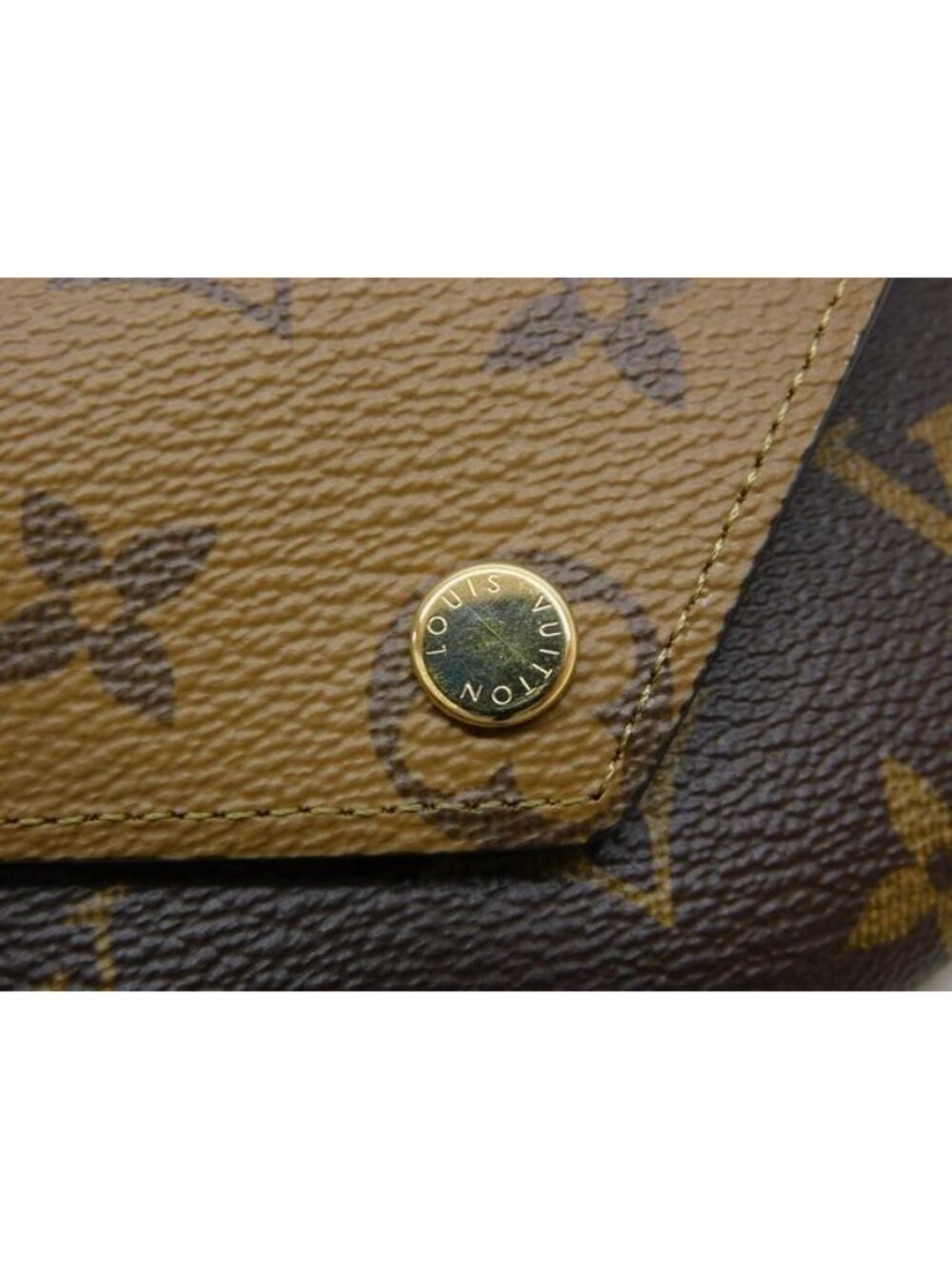 ★SOLD★ Louis Vuitton Portefeuille Victorine Trifold Wallet Monogram Reverse - Picture 4 of 5